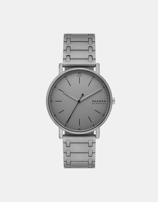 Men'S Signature Three-Hand, Gray Stainless Steel Watch, Skw6913