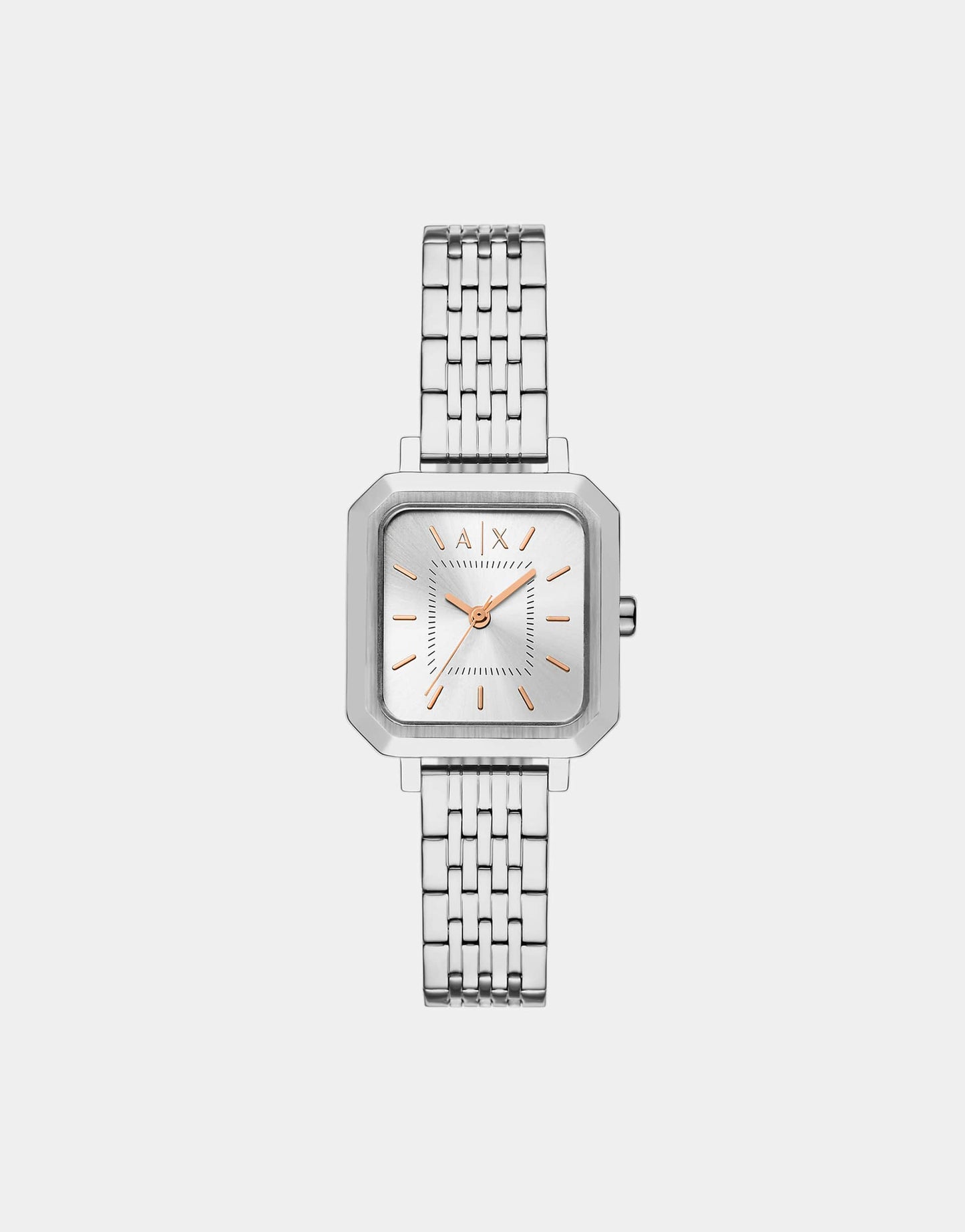 Three-Hand Stainless Steel Watch