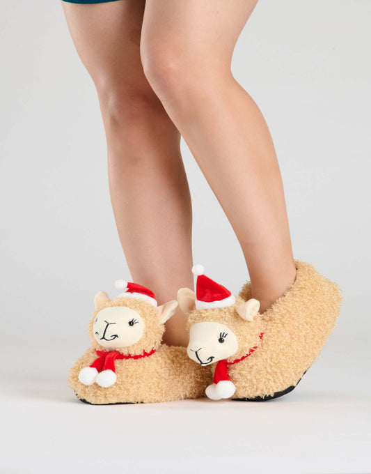 Christmas Llama Slipper