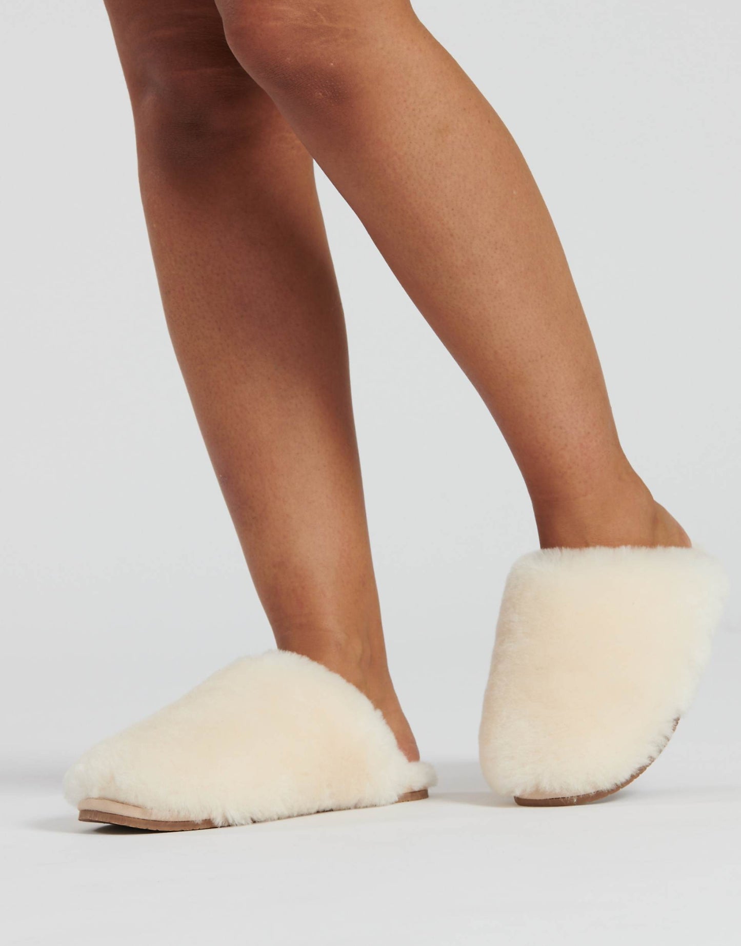 Real Sheepskin Fluffy Mules