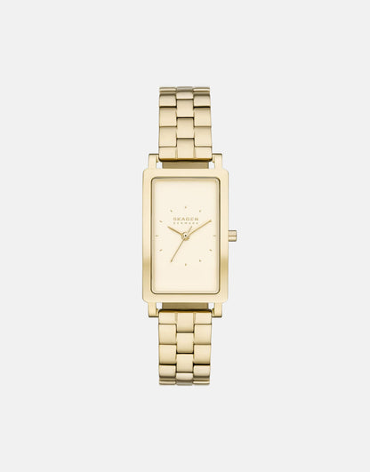 Women'S Hagen Lille Three-Hand, Gold Stainless Steel Watch, Skw3098