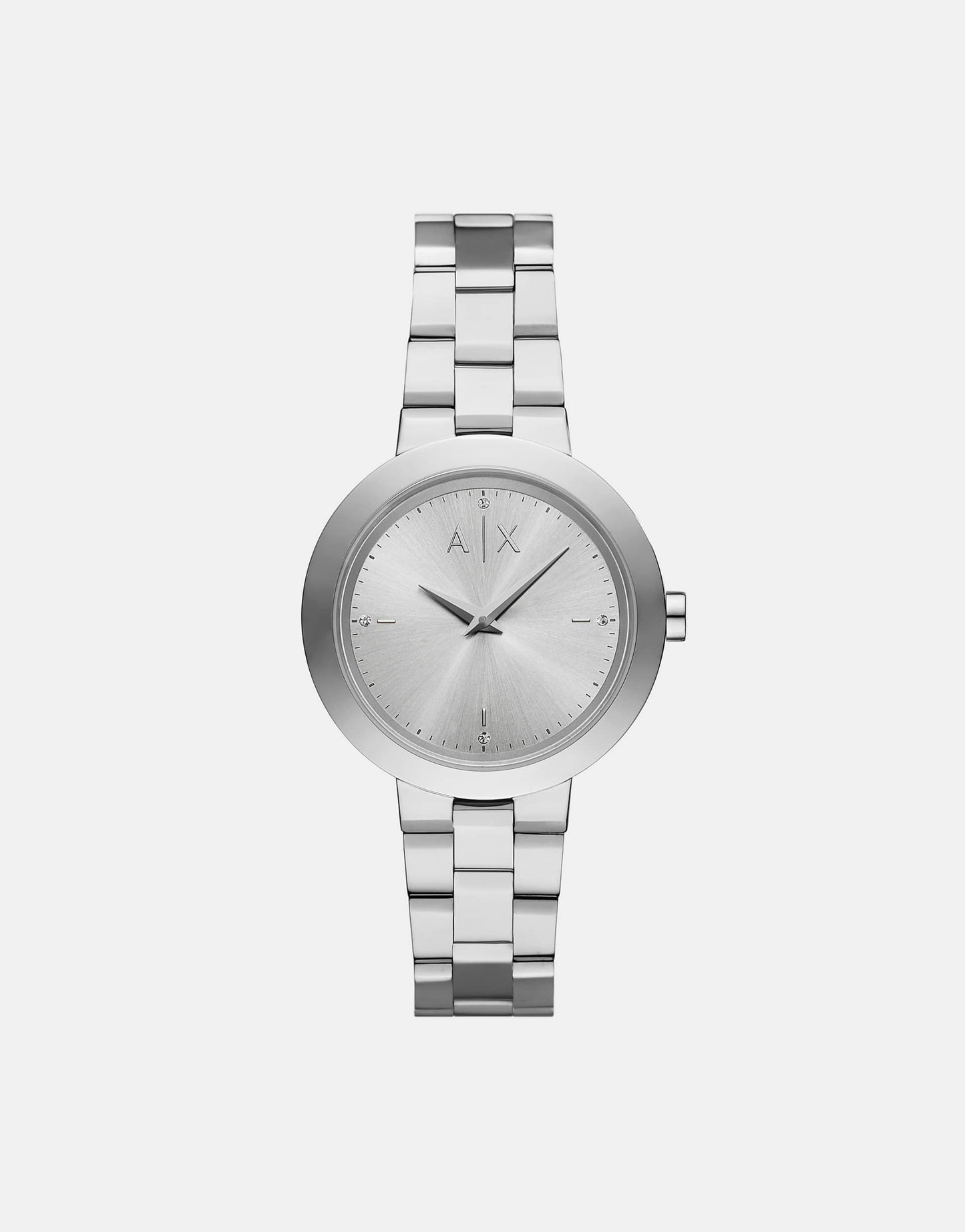 Two-Hand Stainless Steel Watch