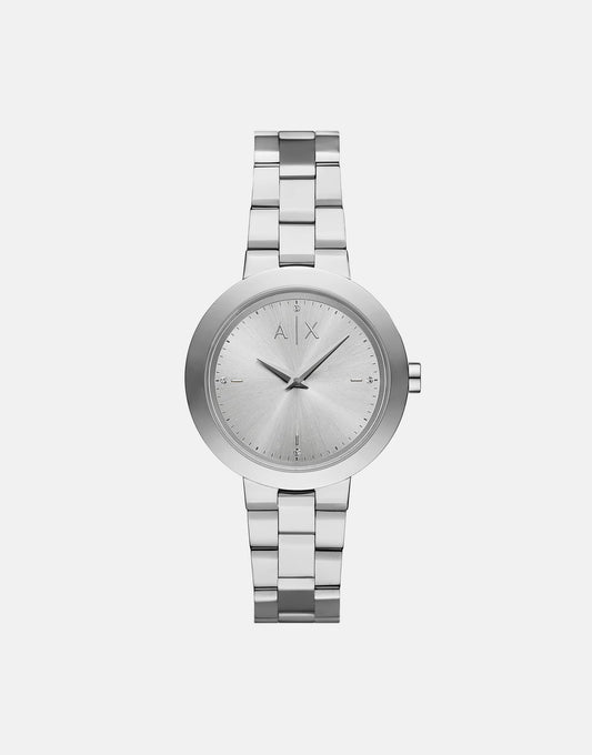 Two-Hand Stainless Steel Watch