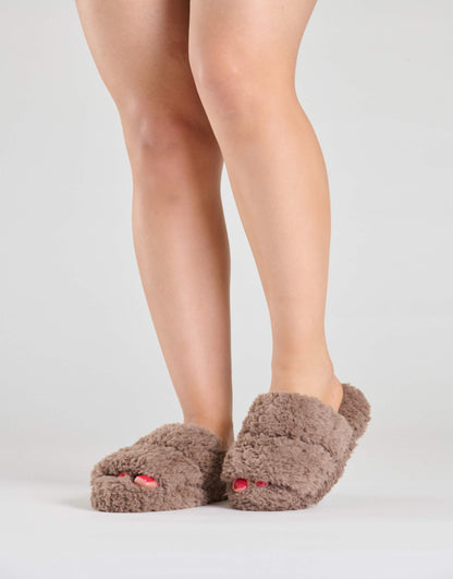 Double Strap Borg Slipper