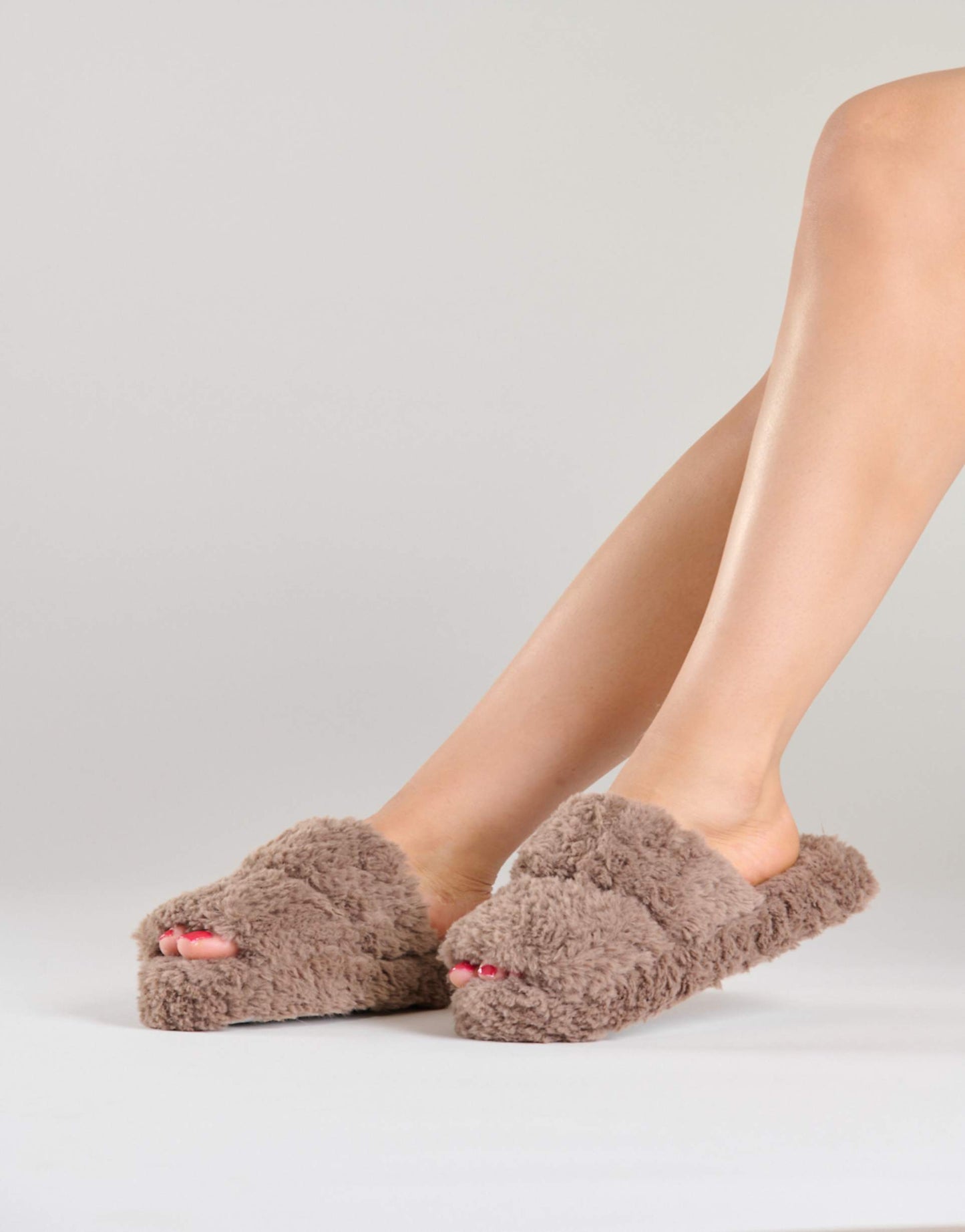 Double Strap Borg Slipper