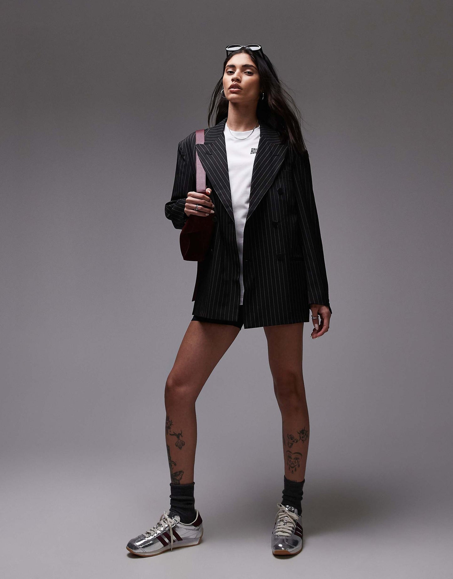 Pinstripe Blazer