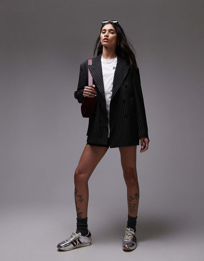 Pinstripe Blazer