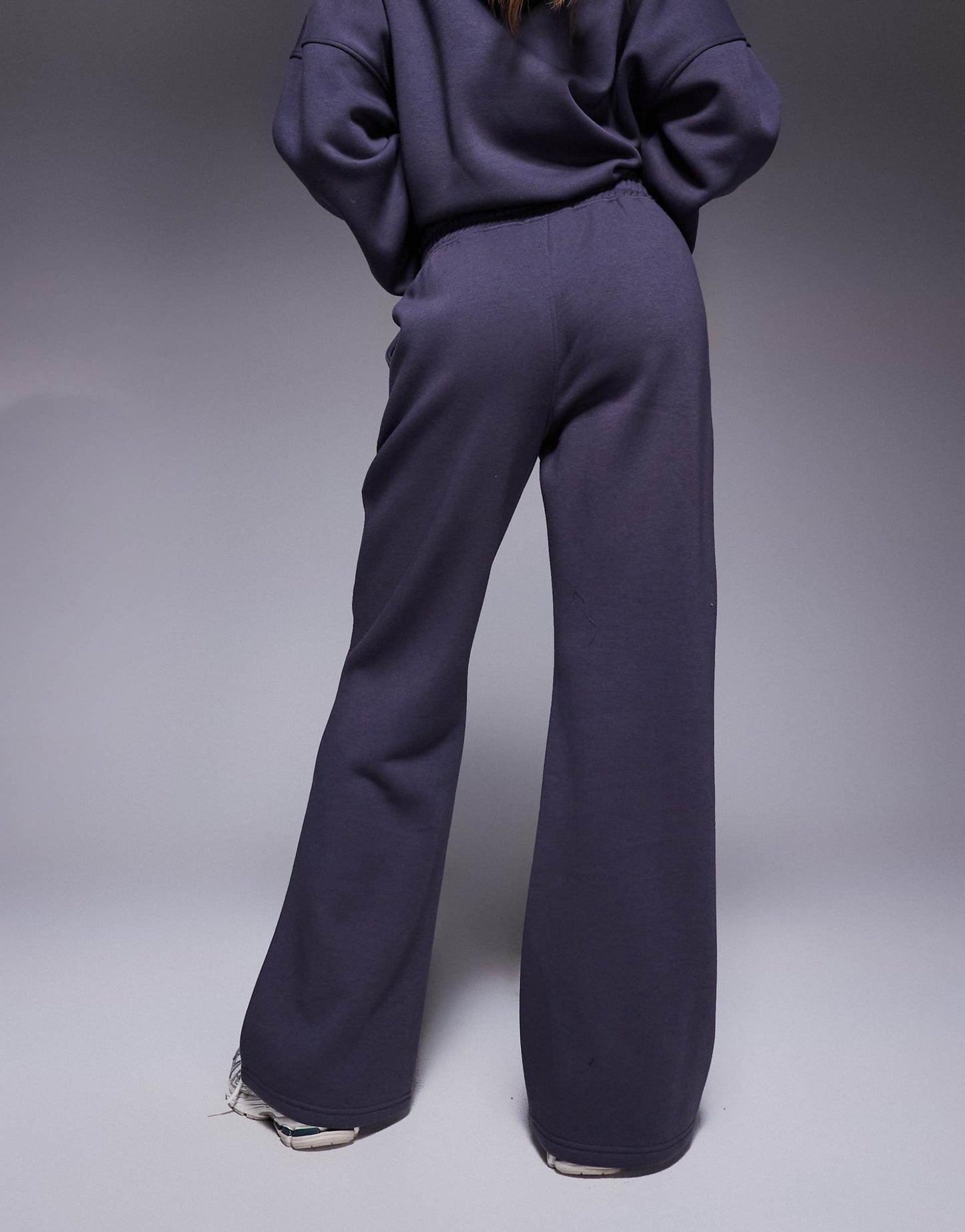 Embroidered Logo Wide Leg Jogger Co-Ord