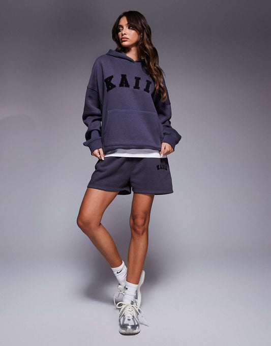 Embroidered Logo Sweat Shorts Co-Ord