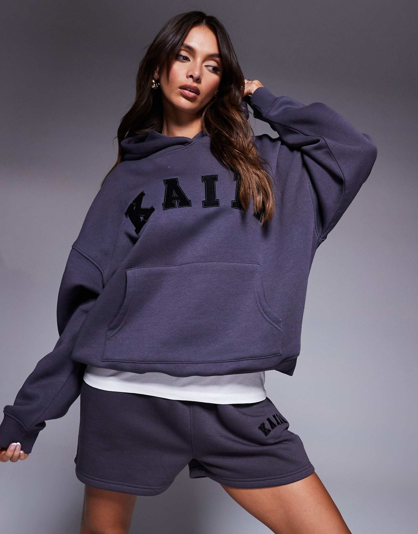 Embroidered Logo Sweat Shorts Co-Ord