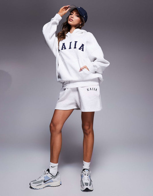 Embroidered Logo Sweat Shorts Co-Ord