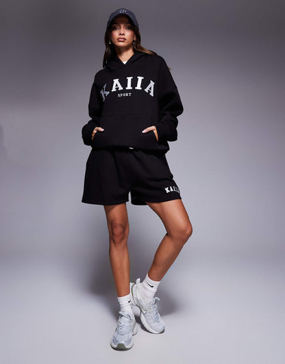 Embroidered Logo Sweat Shorts Co-Ord