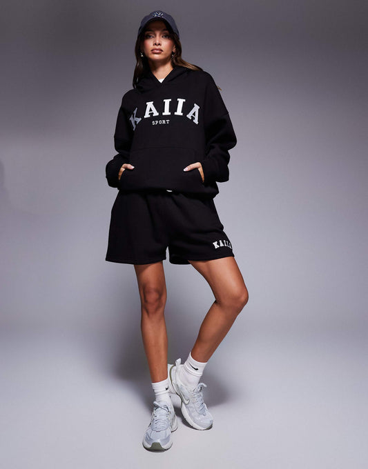 Embroidered Logo Sweat Shorts Co-Ord
