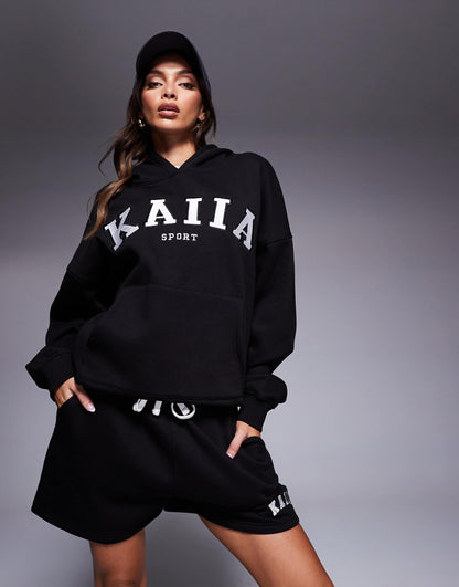 Embroidered Logo Sweat Shorts Co-Ord