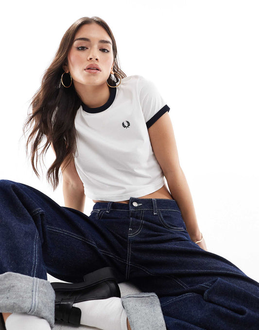 Cropped Ringer T-Shirt