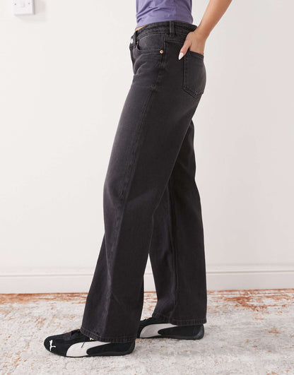 Imoo Low Waist Wide Leg Jeans
