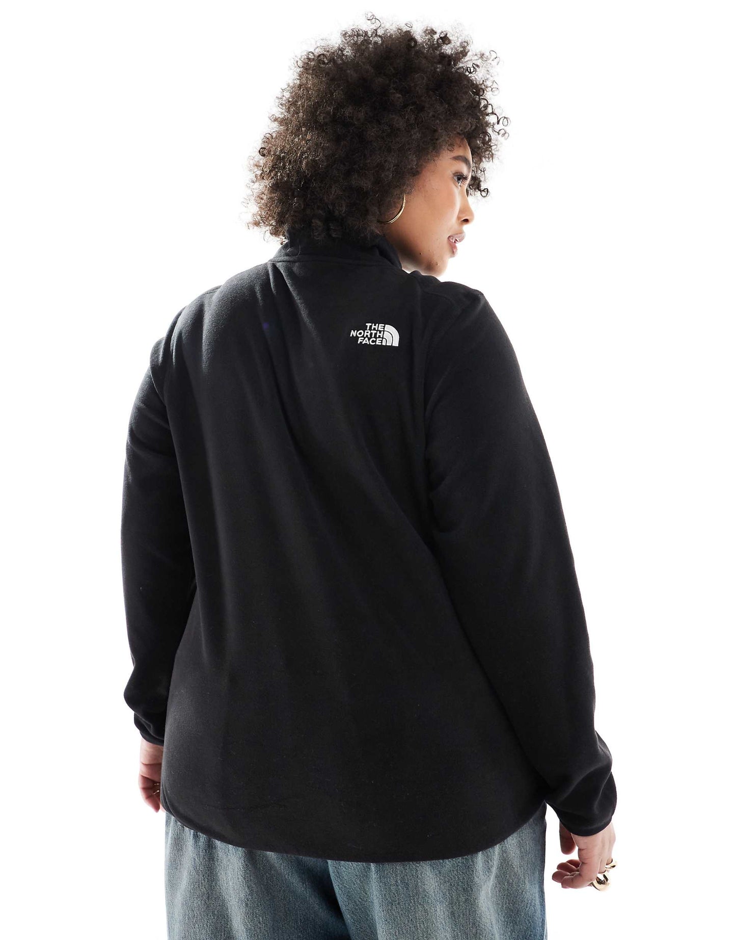 Plus Size 100 Glacier 1/4 Zip Fleece