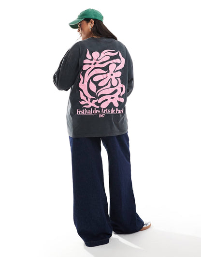 Curve Festival Of Arts Graphic Long Sleeve T-Shirt