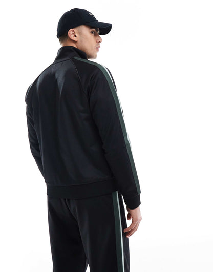 Co-Ord Two Colour Taped Track Jacket