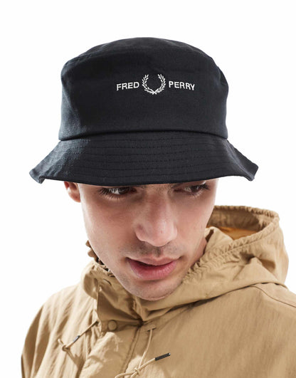 Five Panel Twill Bucket Hat