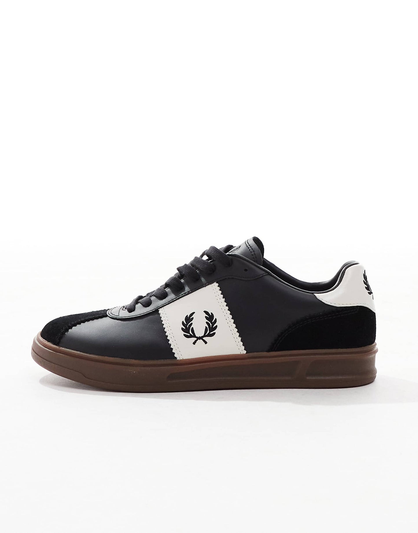 B4 Leather And Suede Trainers