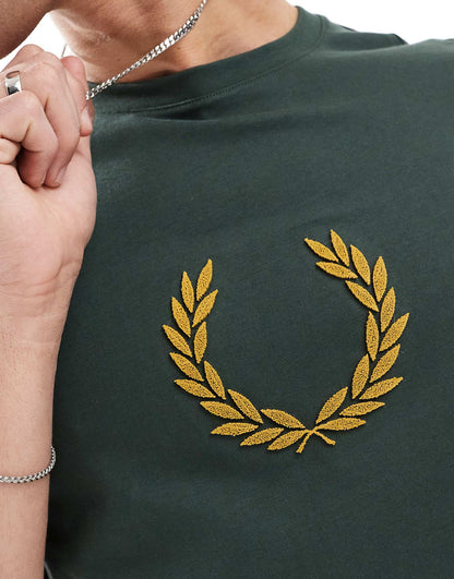 Textured Laurel Wreath T-Shirt