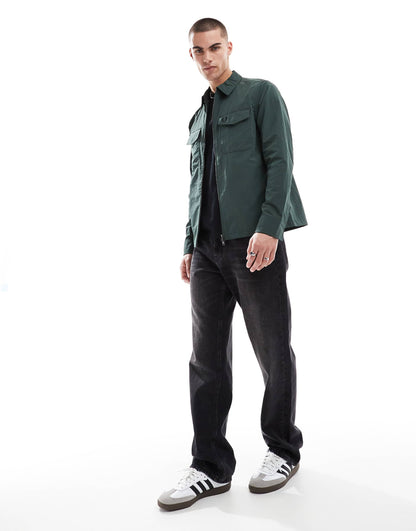 Technical Zip Through Overshirt