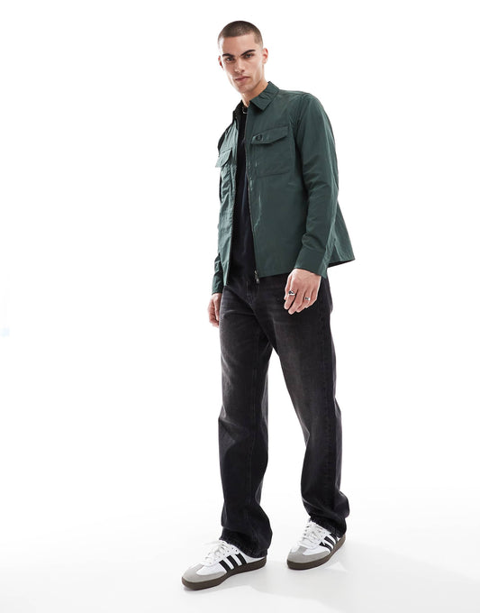 Technical Zip Through Overshirt
