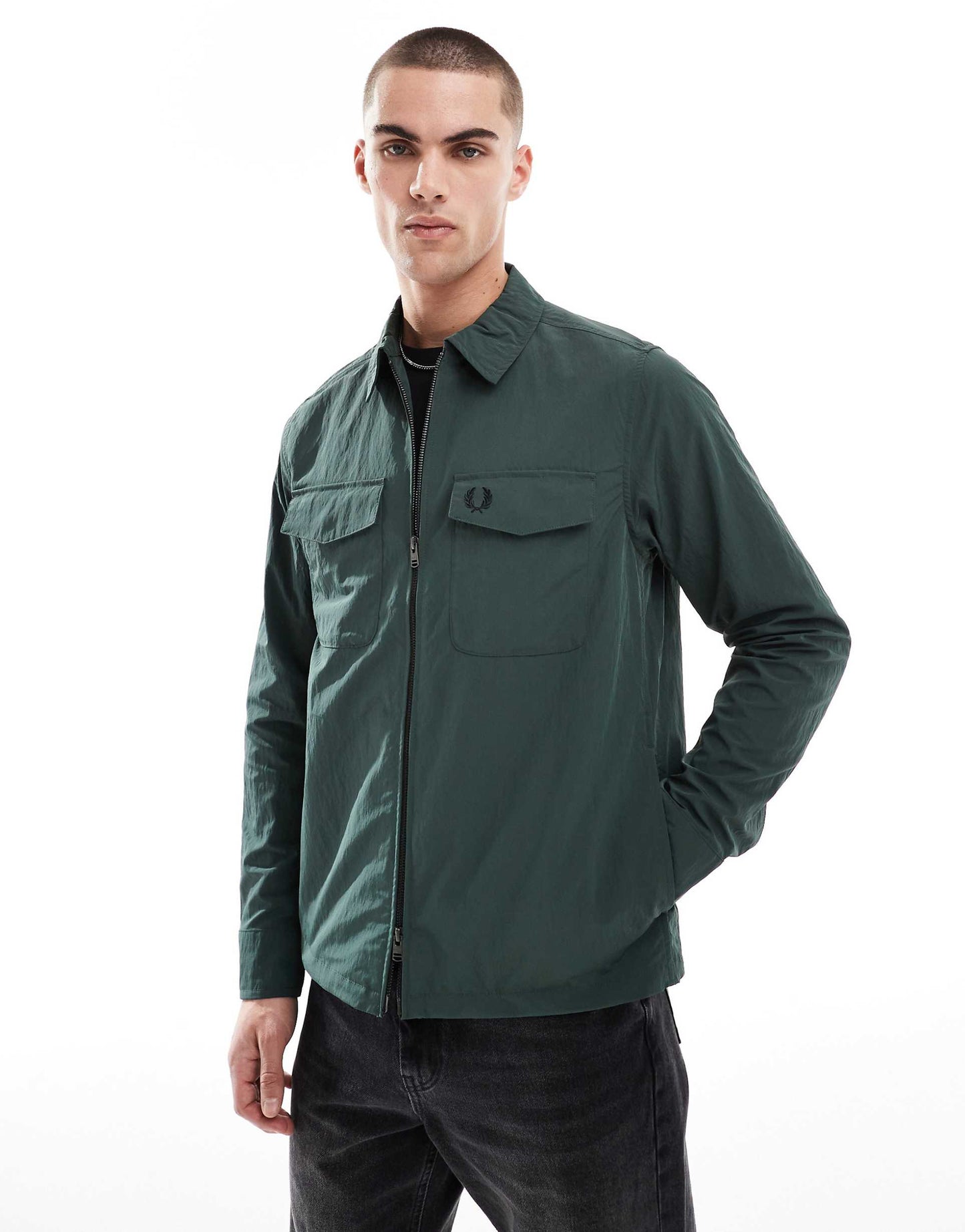 Technical Zip Through Overshirt