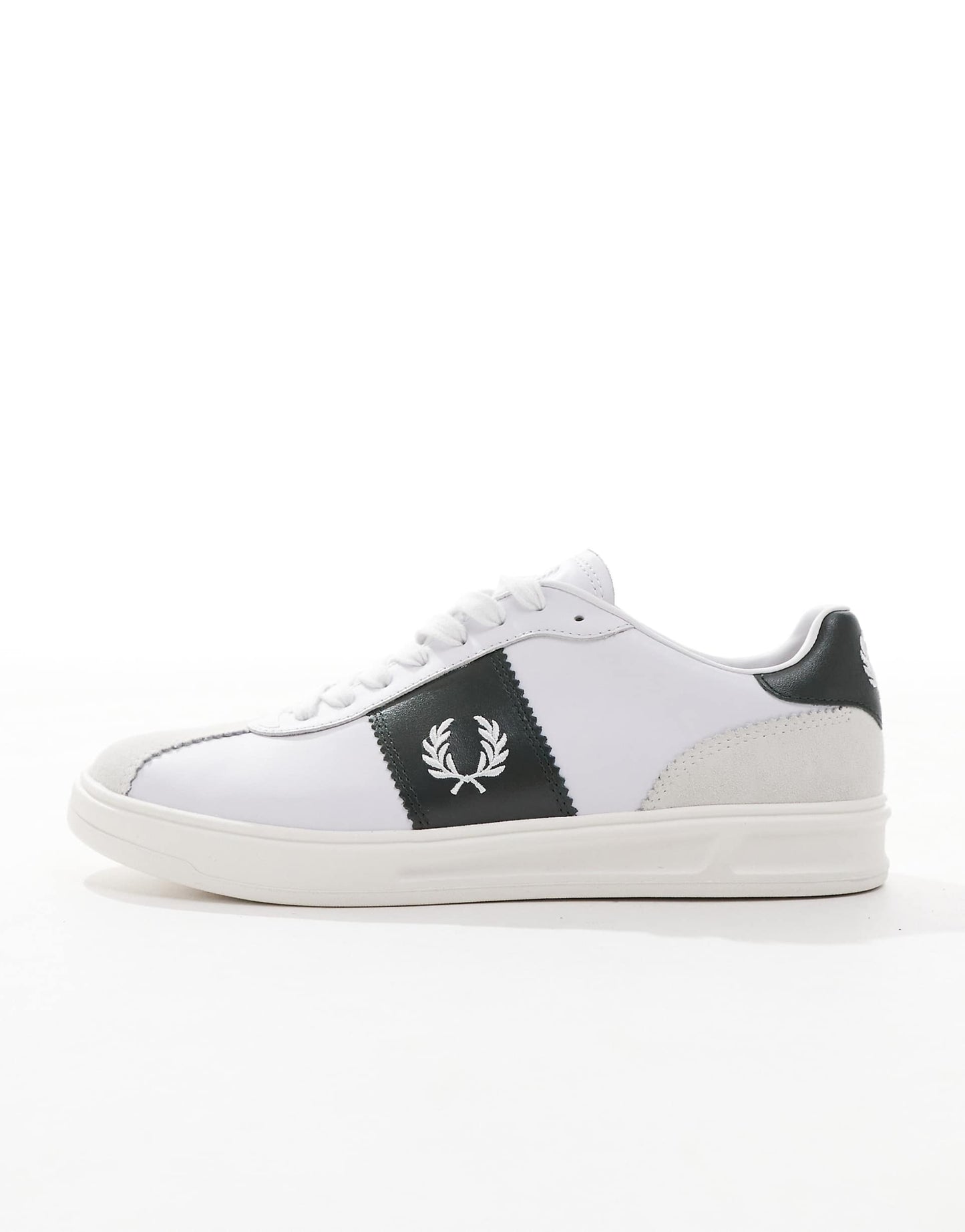 B4 Leather And Suede Trainers