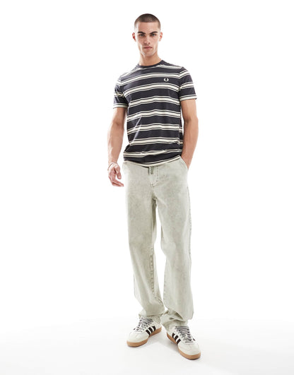 Horizontal Fine Stripe T-Shirt