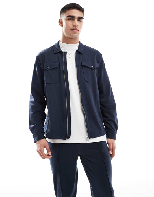 Jersey Overshirt Co-Ord