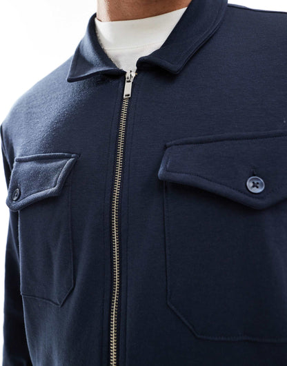 Jersey Overshirt Co-Ord