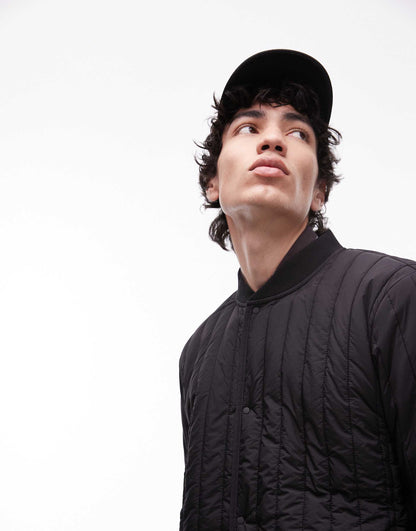 Banja Quilted Liner Bomber Jacket