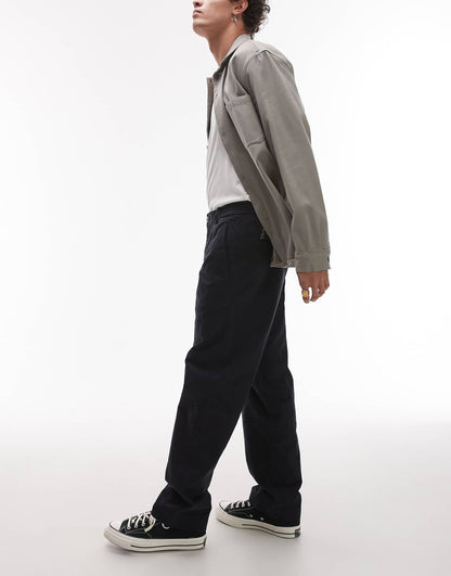 Regular Fit Tailored Trouser With Drawstring