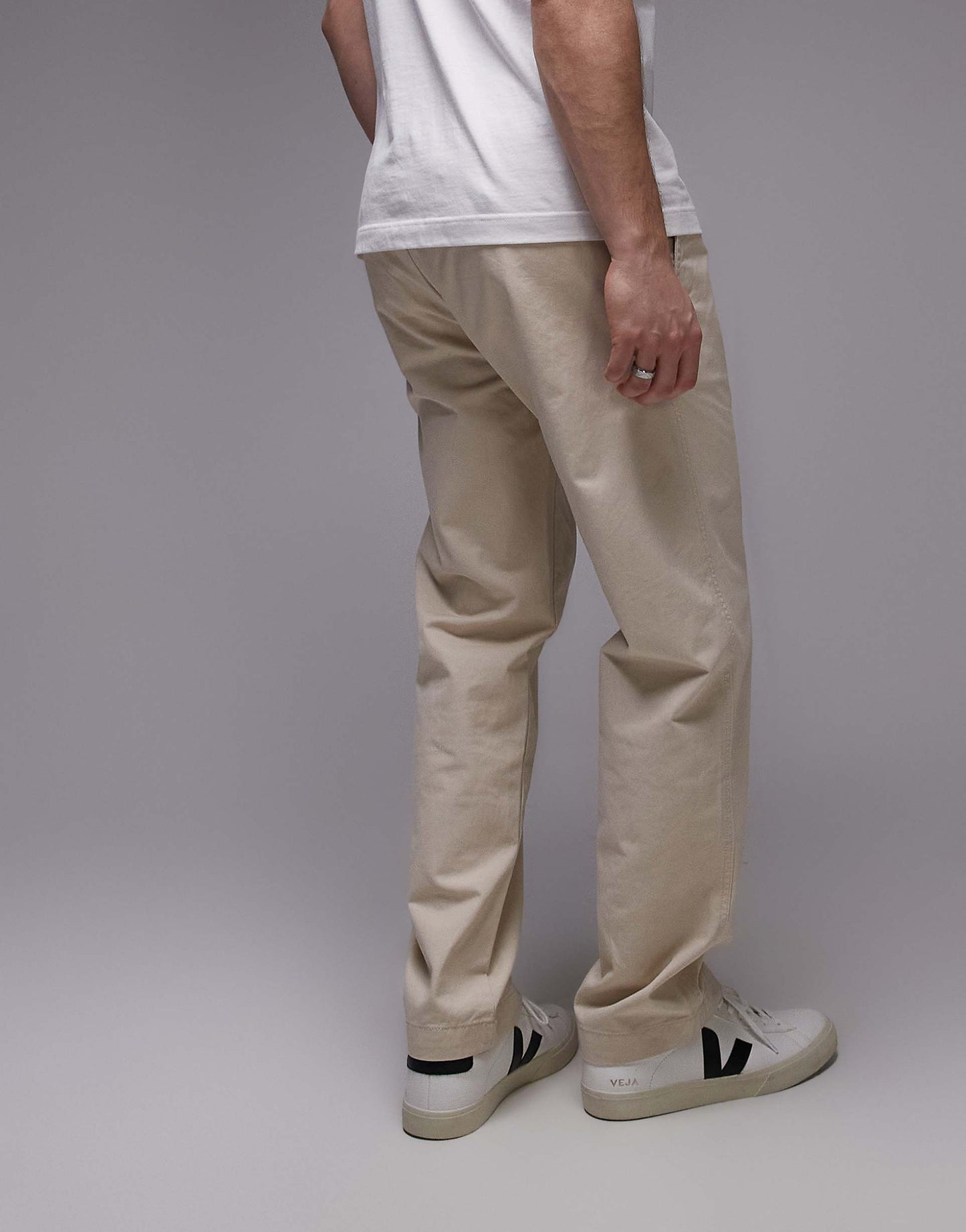 Regular Fit Tailored Trouser With Drawstring