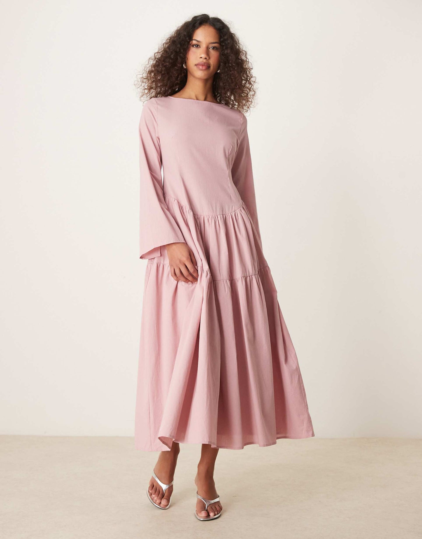 Tiered Midi Dress