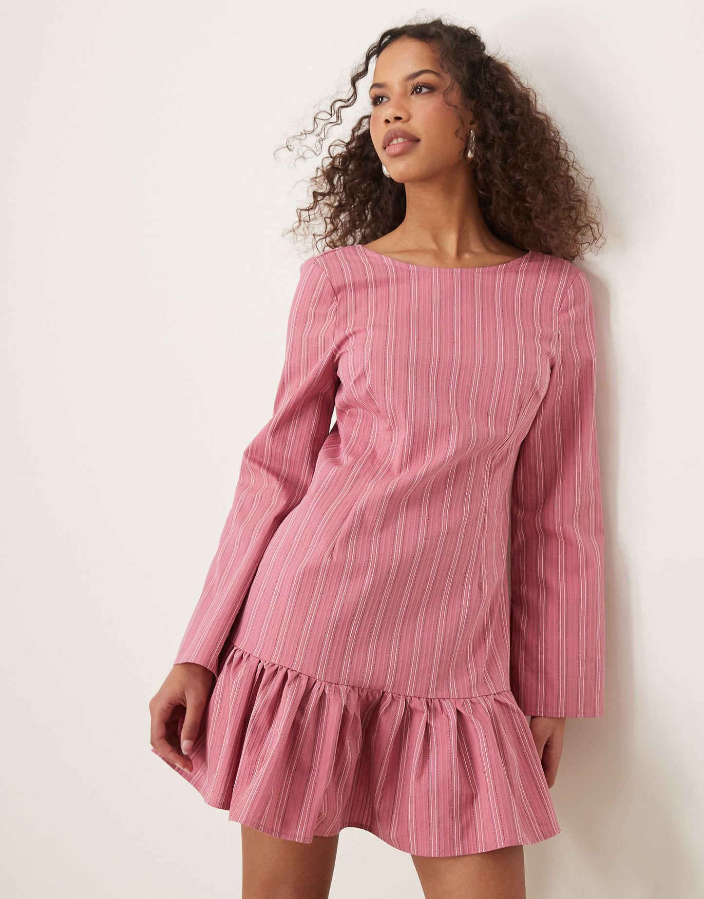 Drop Hem Mini Dress