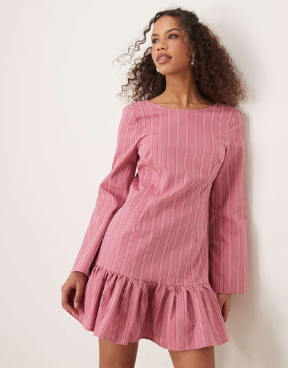 Drop Hem Mini Dress