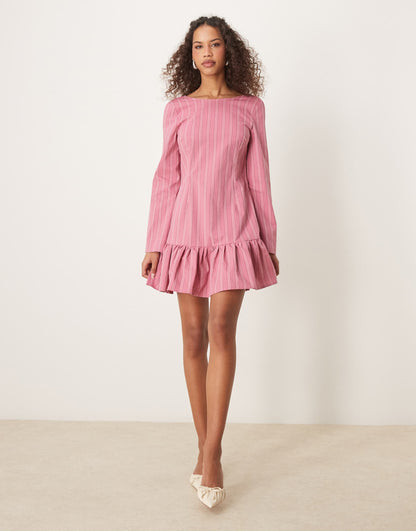 Drop Hem Mini Dress