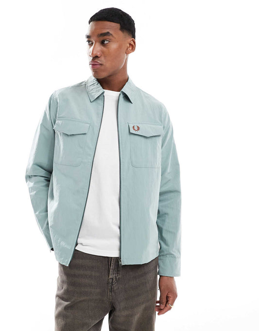 Technical Zip Through Overshirt