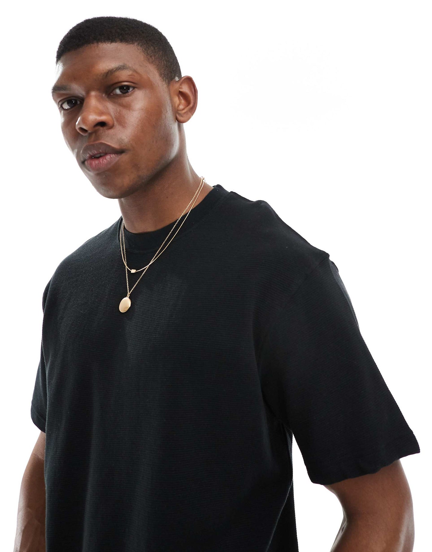 Textured Ottoman T-Shirt