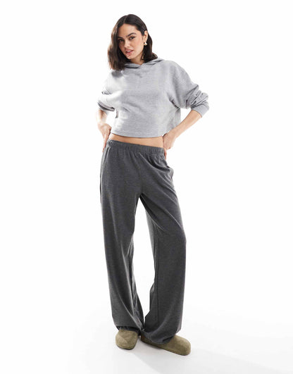 Wide Leg Soft Knit Joggers