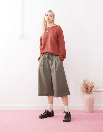 Raglan Lounge Long Sleeve Waffle T-Shirt