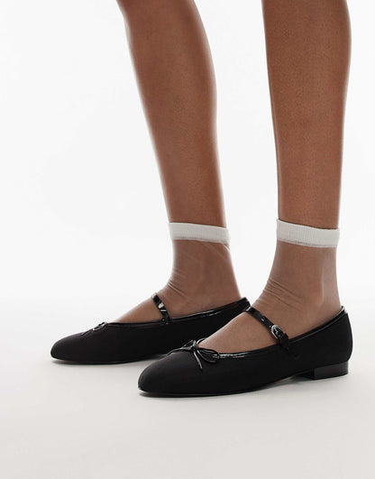 Ballet Pump With Strap