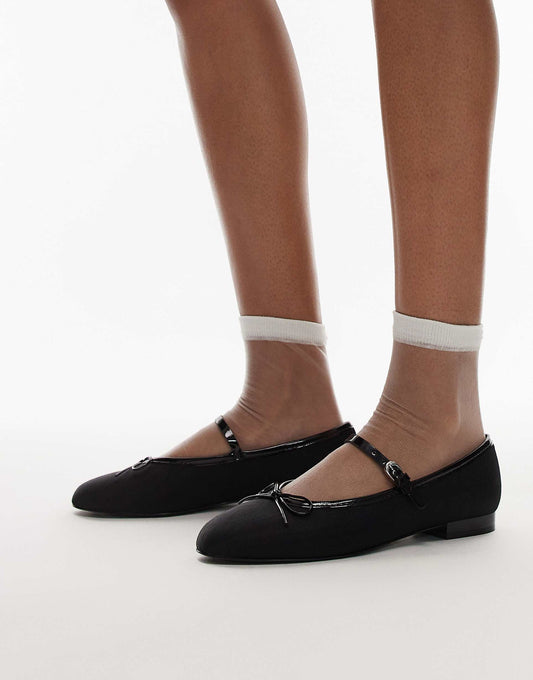 Ballet Pump With Strap