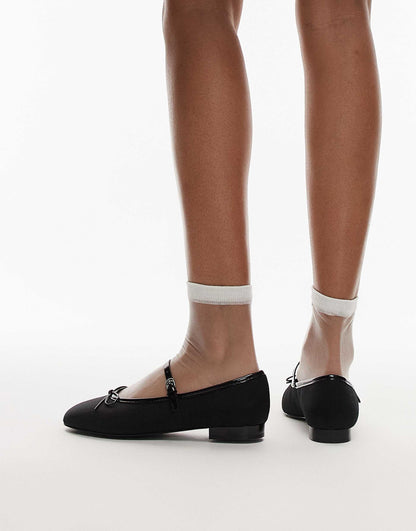 Ballet Pump With Strap