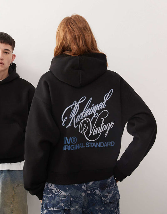 Unisex Oversized Hoodie With Back Graphic
