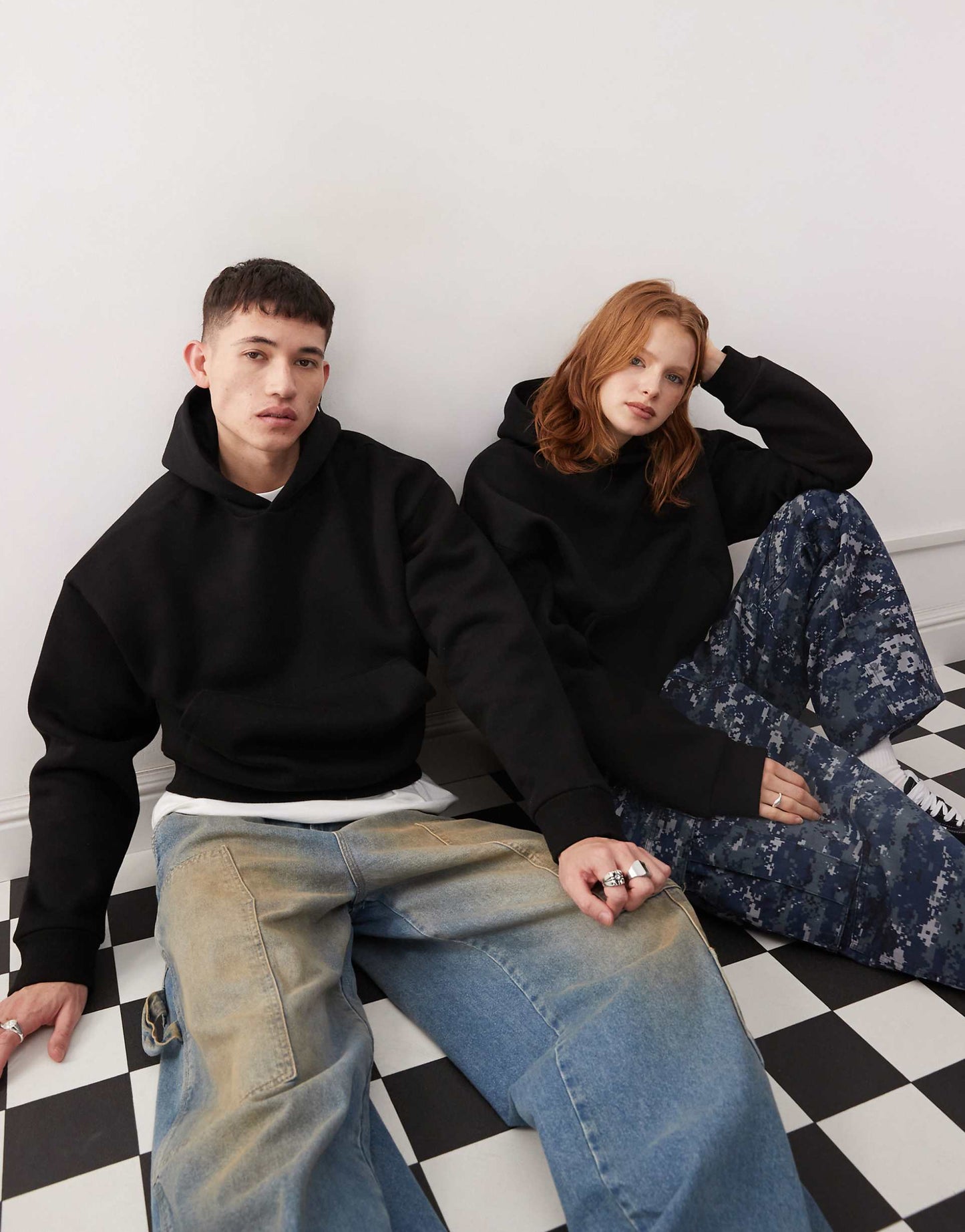Unisex Oversized Hoodie With Back Graphic
