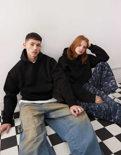 Unisex Oversized Hoodie With Back Graphic